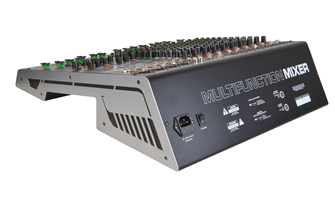 Audio Mixer 8 Mono + 2 Stereo Music Channels Dual Effects and Bluetooth